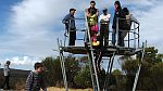 20-Convoy takes in the views at Hensley Trig lookout on the Border Track